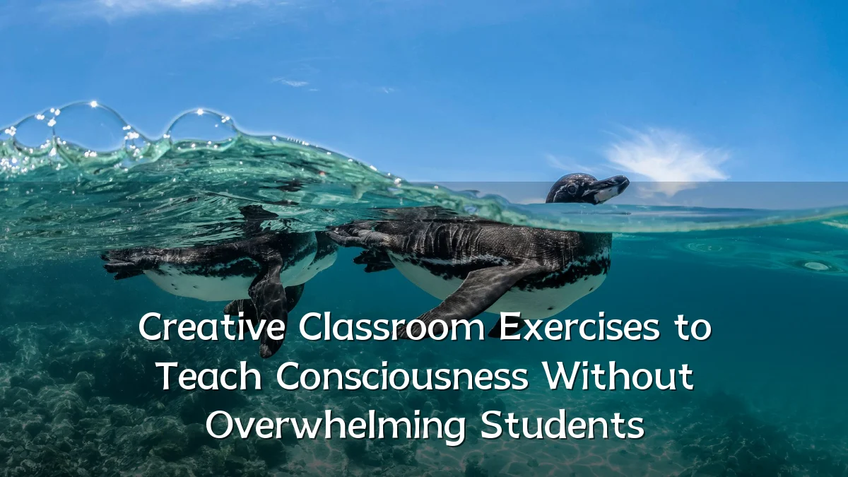 Creative Classroom Exercises to Teach Consciousness Without Overwhelming Students