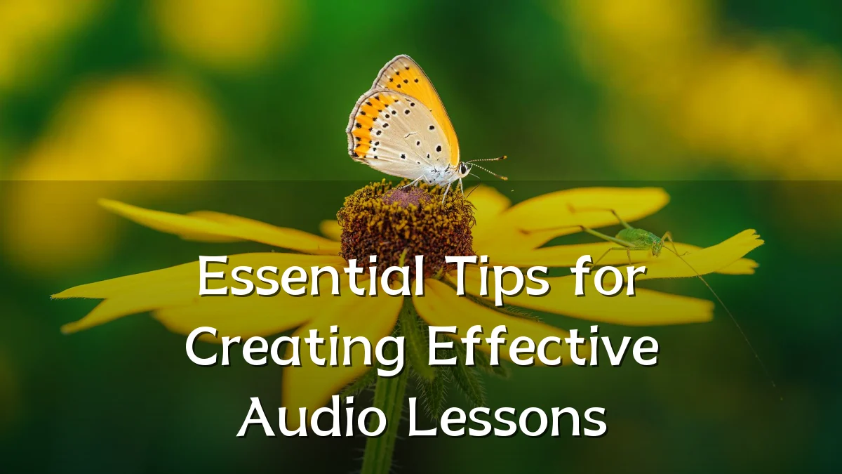 Essential Tips for Creating Effective Audio Lessons