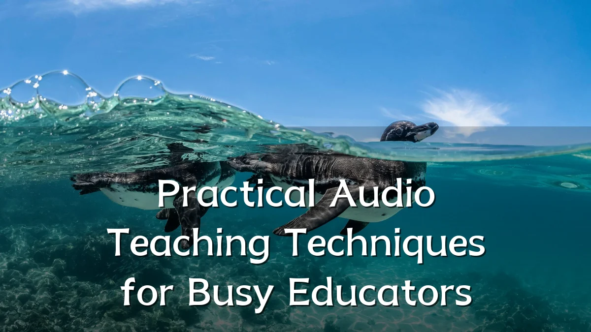 Practical Audio Teaching Techniques for Busy Educators