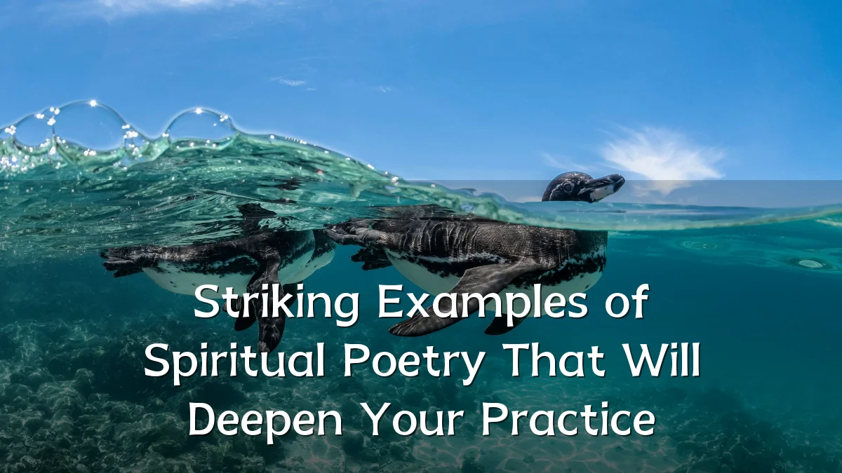 Striking Examples of Spiritual Poetry That Will Deepen Your Practice