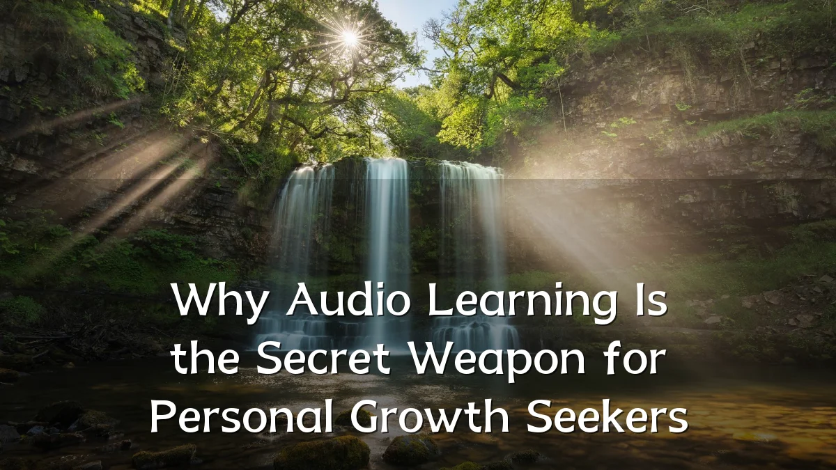 Why Audio Learning Is the Secret Weapon for Personal Growth Seekers