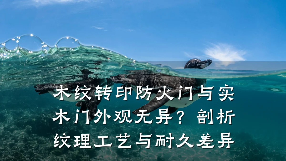 木纹转印防火门与实木门外观无异?剖析纹理工艺与耐久差异